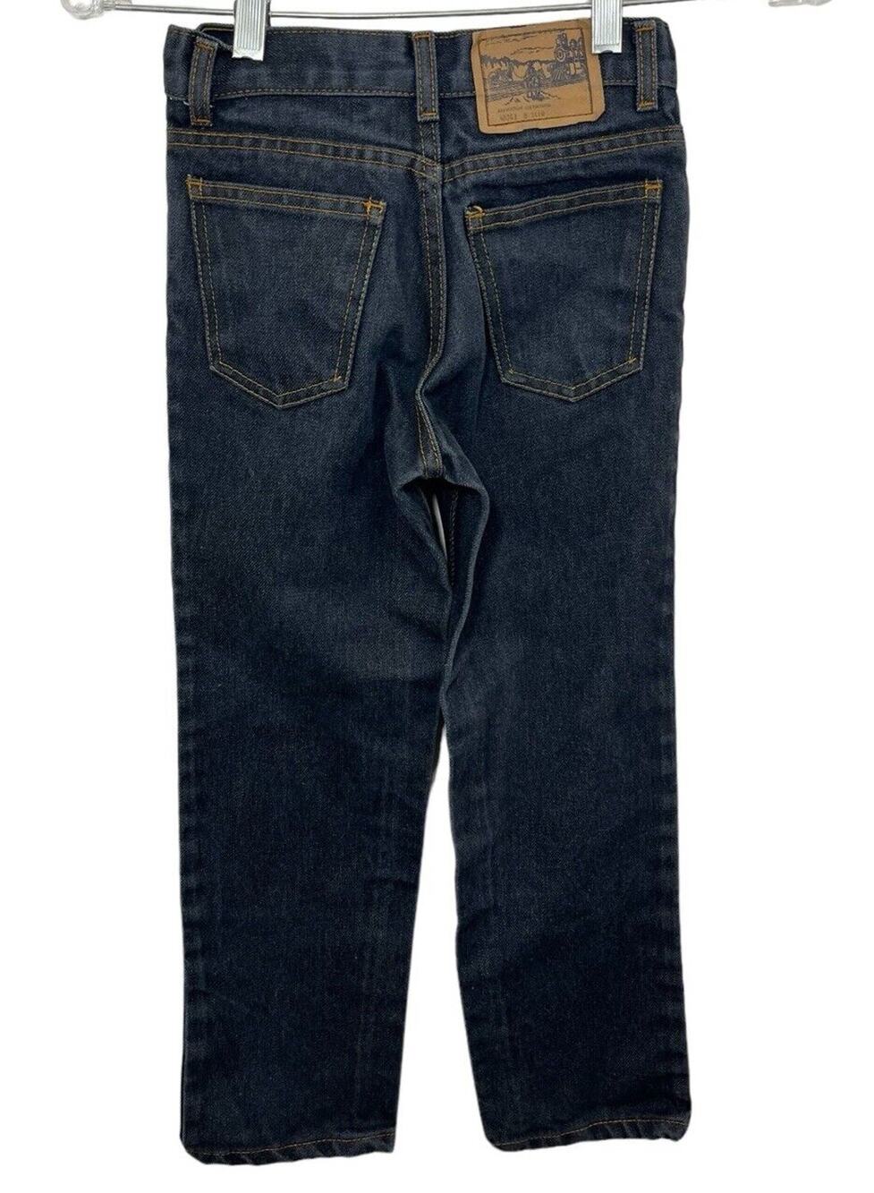 Vintage Sears Denim Jeans Kids Size 8 Slim Blue 48751 Western Rodeo Cowboy 70s